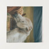 LOVELY HORSE COUPLE WANDKLEED (Voorkant (horizontaal))