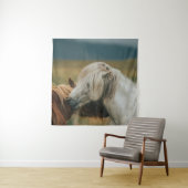 LOVELY HORSE COUPLE WANDKLEED (In situ)