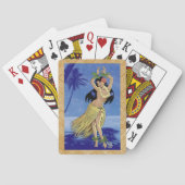 Lovely Hula Maiden Speelkaarten (Achterkant)