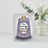 Lovely Human Shampoo Briefkaart (Staand voorkant)