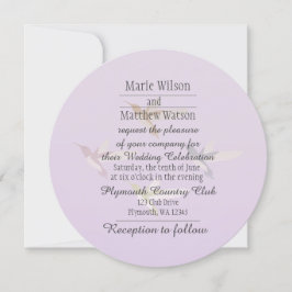 Lovely Hummingbird Wedding Kaart