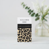 Lovely in Leopard Visitekaartje (Staand voorkant)