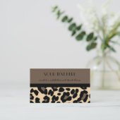 Lovely in Leopard Visitekaartje (Staand voorkant)