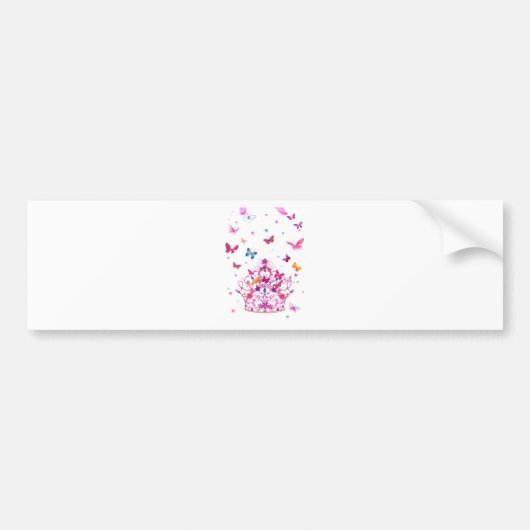 Lovely Infinity Butterfly Bumpersticker (Voorkant)