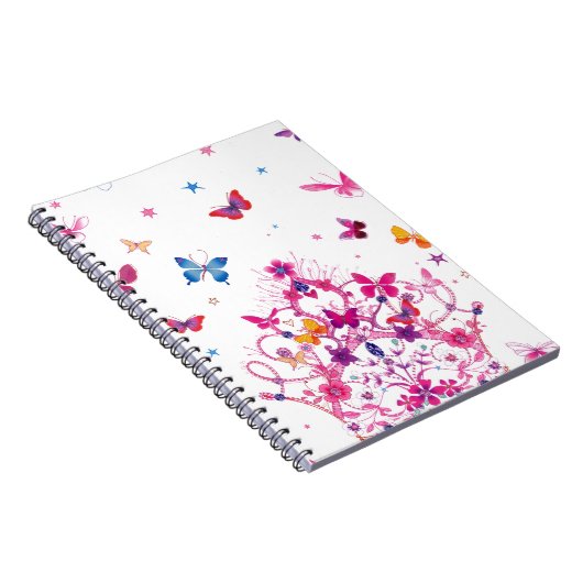 Lovely Infinity Butterfly Notitieboek (Rechterzijde)