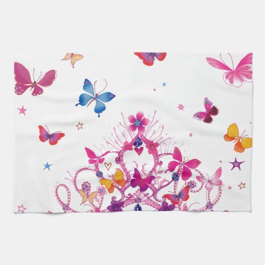 Lovely Infinity Butterfly Theedoek (Horizontaal)