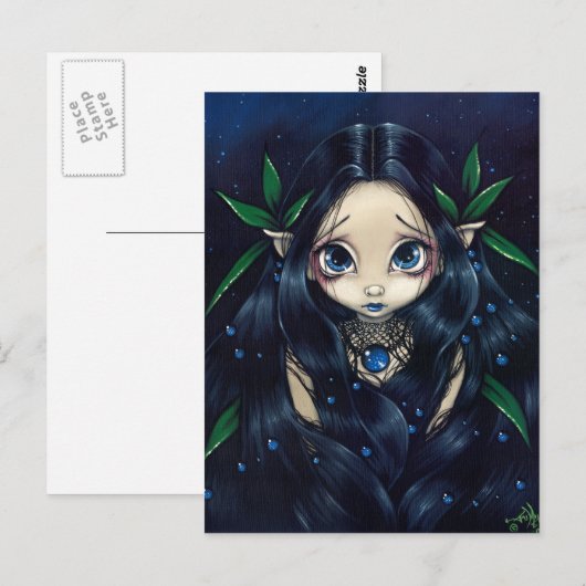 "Lovely is the Night" Briefkaart (Voorkant / Achterkant)