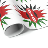 Lovely Jambo Kenya Star Patriotic Hakuna Matata Cadeaupapier (Rol Hoek)