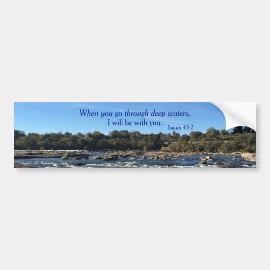 Lovely James River Bible Verse Bumpersticker (Voorkant)