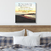 LOVELY JEREMIAH 29:11 SUNRISE FOTO CANVAS AFDRUK (Insitu (Slaapkamer))