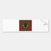 Lovely Kenyan Hearts vlag Bumpersticker (Voorkant)