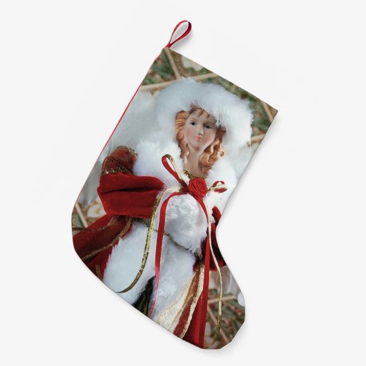 Lovely kerstangel kleine kerstsok (Voorkant (Hangend))