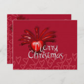 LoVeLY-kerstwensen Kaart (Voorkant / Achterkant)