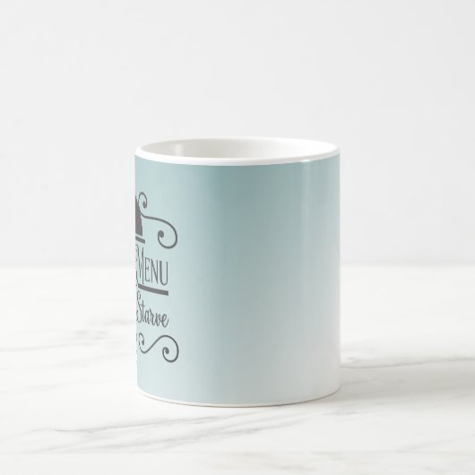 Lovely Kitchen Quotes Blue Ombre Koffiemok (Center)