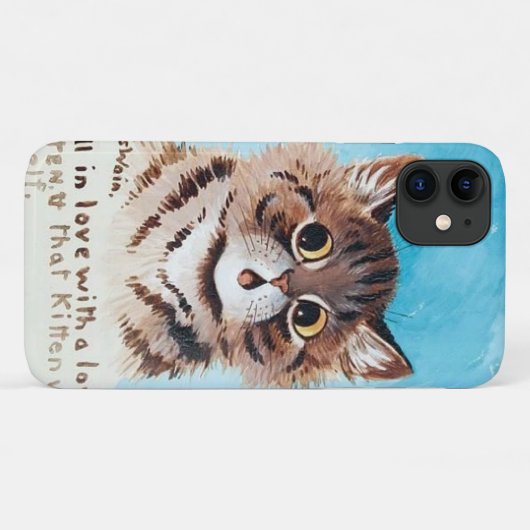 Lovely Kitten, Louis Wain Case-Mate iPhone Case (Achterkant (horizontaal))