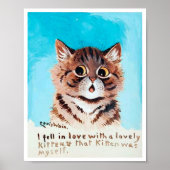 Lovely Kitten, Louis Wain Poster (Voorkant)