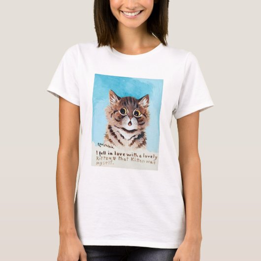 Lovely Kitten, Louis Wain T-shirt (Voorkant)