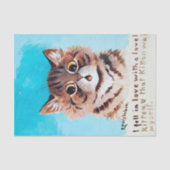 Lovely Kitten, Louis Wain Tissuepapier (Voorkant)