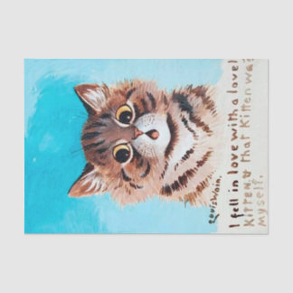 Lovely Kitten, Louis Wain Tissuepapier