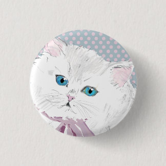 lovely kitty ronde button 3,2 cm