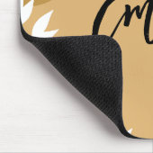 Lovely kleurrijke abstracte Monogram Color matchin Muismat (Hoek)