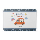 Lovely Koala Little Girl First Name Cute Animal Badmat (Voorkant)