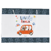 Lovely Koala Little Girl First Name Cute Animal Groot Cadeauzakje (Achterkant)