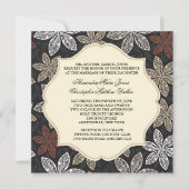 Lovely Lace Blooms Uitnodiging (Voorkant)