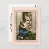 Lovely ladies beside columns Victorian Briefkaart (Voorkant / Achterkant)