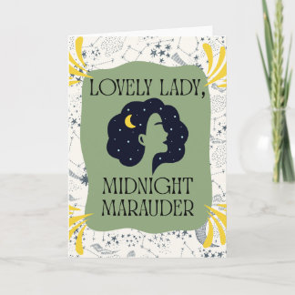Lovely Lady Greeting Card Kaart