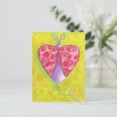 Lovely Ladybug Briefkaart (Staand voorkant)