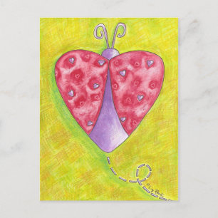 Lovely Ladybug Briefkaart