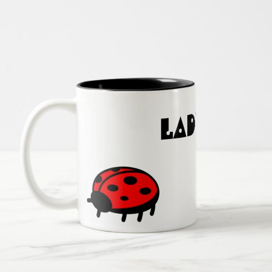 Lovely Ladybug Coffee-Mok Tweekleurige Koffiemok (Links)