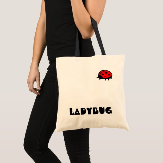 Lovely Ladybug de Canvas tas van de Begroting (Voorkant (product))