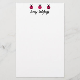 Lovely Ladybugs Briefpapier