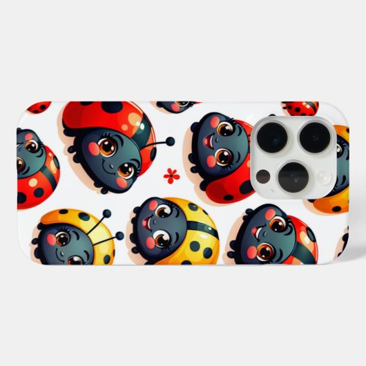 Lovely Ladybugs Case-Mate iPhone Case (Achterkant (horizontaal))