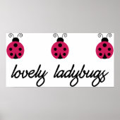 Lovely Ladybugs Poster (Voorkant)