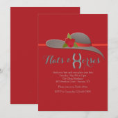 Lovely Lady's Pet Uitnodiging (Voorkant / Achterkant)