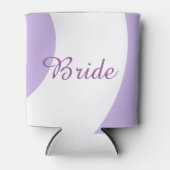 Lovely Lavender en White Bride Blikjeskoeler (Voorkant)