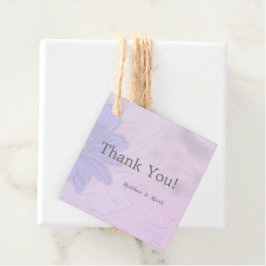 Lovely Lavender Floral Hartelijk dank Bedankjes Labels