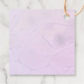 Lovely Lavender Floral Hartelijk dank Bedankjes Labels (Achterkant)