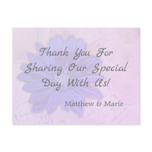 Lovely Lavender Floral Hartelijk dank