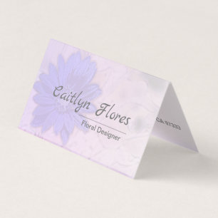 Lovely Lavender Floral Visitekaartje
