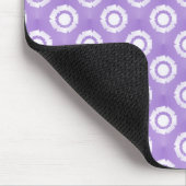 Lovely Lavender Funky Flower Mousepad Muismat (Hoek)