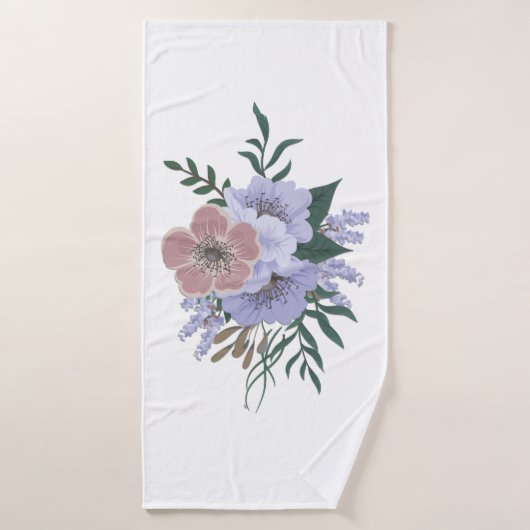 Lovely Lavender in Bouquet Bad Handdoek (Badhanddoek)