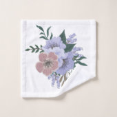 Lovely Lavender in Bouquet Bad Handdoek (Wasdoekje)