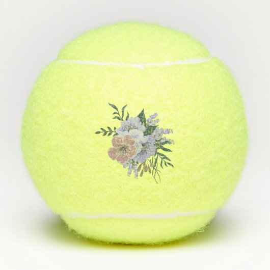 Lovely Lavender in Bouquet Tennisballen (Voorkant)
