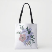 Lovely Lavender in Bouquet Tote Bag (Voorkant)