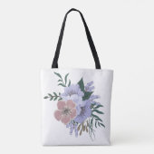 Lovely Lavender in Bouquet Tote Bag (Achterkant)