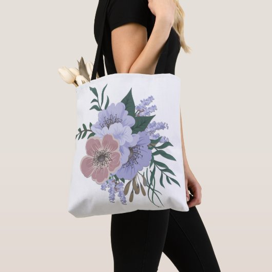 Lovely Lavender in Bouquet Tote Bag (Dichtbij)